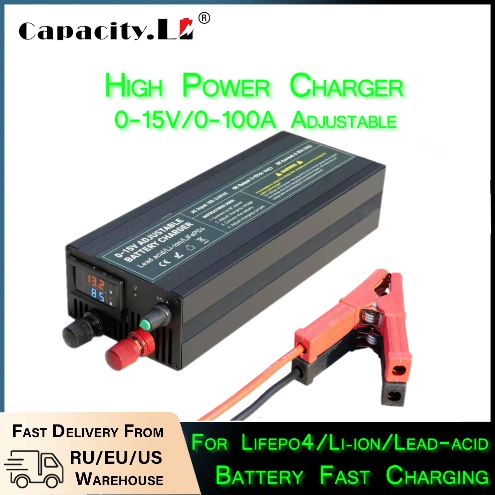84V 20A Smart Charger - Pengisi Daya Baterai CC CV 60A100A