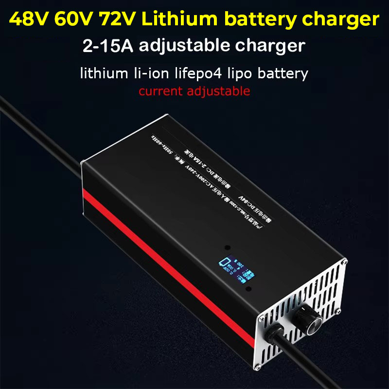 72V 15A Fast Charger - Pengisi Daya Baterai Lithium Li-ion LiPo