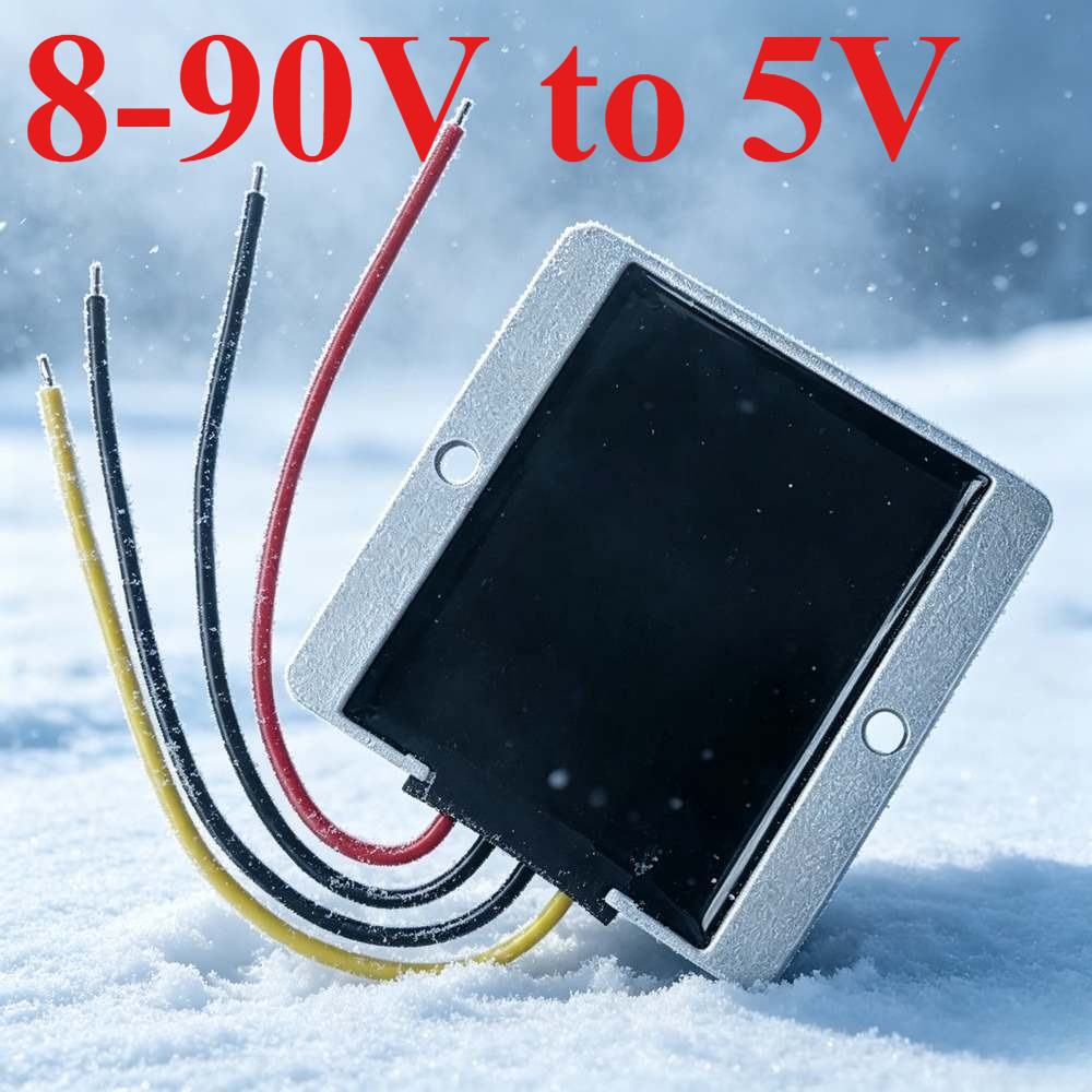 72V 15A Fast Charger - Konverter DC 10-90V ke 5V, Regulator