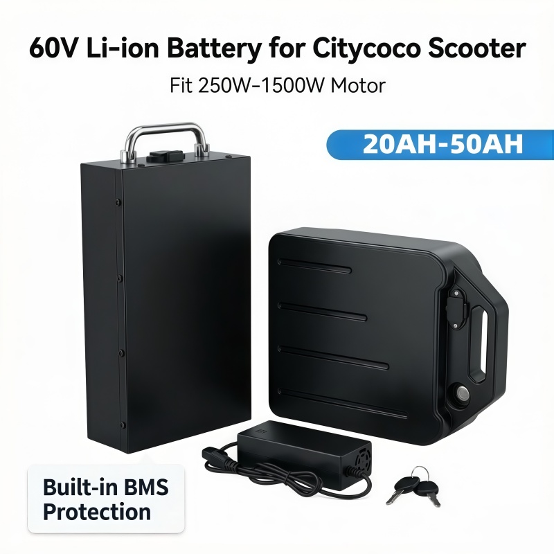 60V 50Ah Electric Scooter Battery - Baterai Lithium 60V dengan Proteksi Terhadap