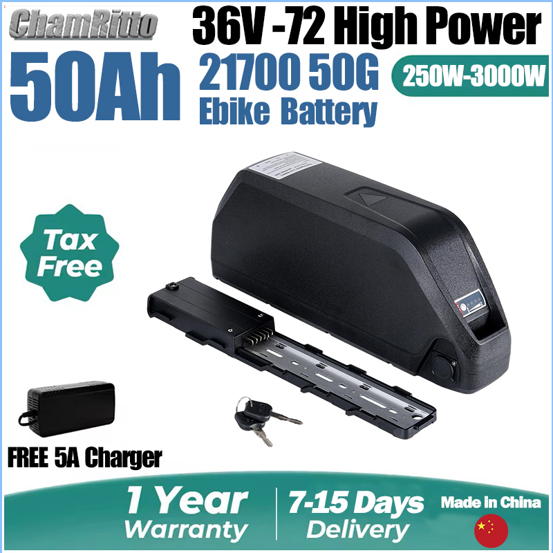 72V 50Ah 21700 Lithium Battery - Baterai Sepeda Listrik 48V 30AH Sel
