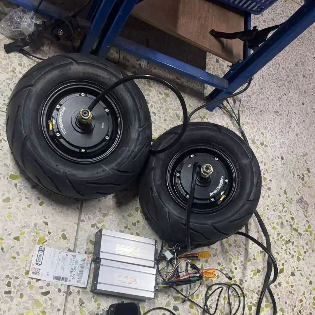 13 Inch 72V 5000W Brushless Motor - Motor Hub 72V Daya Tinggi 4000W