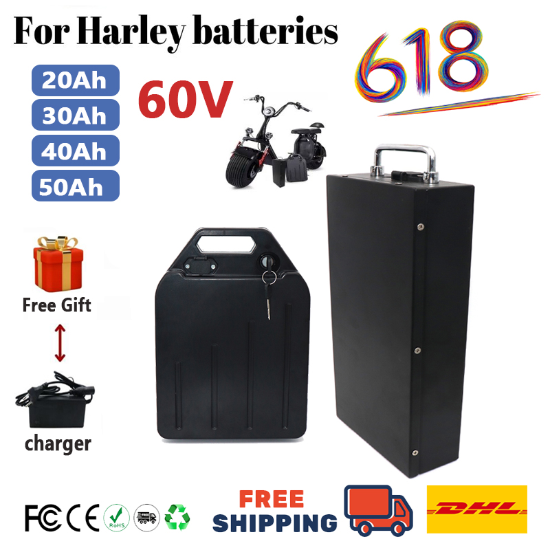 Untuk Baterai Harley 60V 20Ah  - 60V 50Ah Electric Scooter Battery ulasan dan harga
