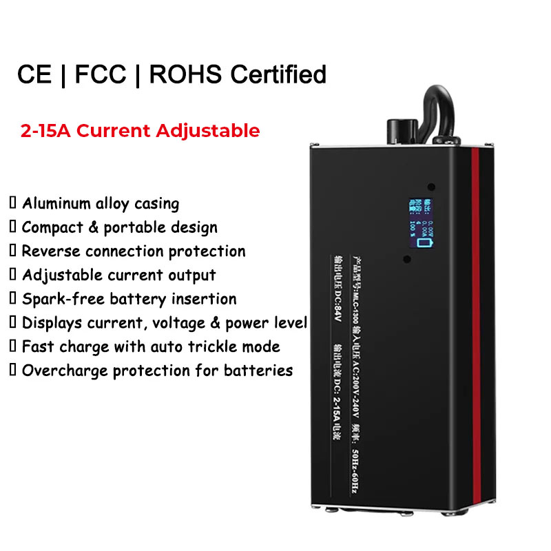 Pengisi Daya Baterai Lithium L - 72V 15A Fast Charger ulasan dan harga