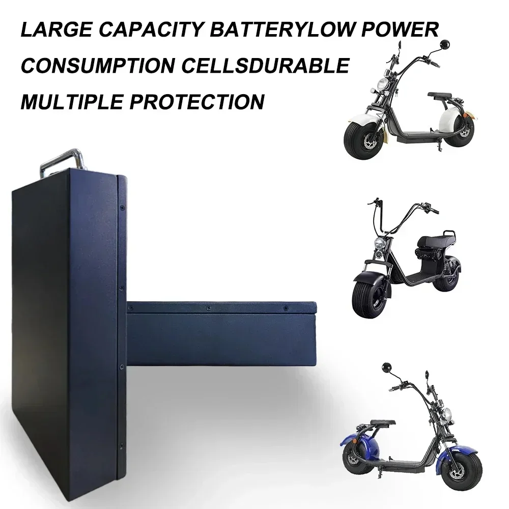 Paket Baterai Li-ion Kapasitas - 60V 50Ah Electric Scooter Battery ulasan dan harga