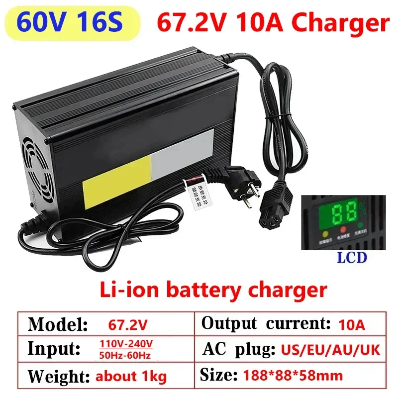 Pengisi daya baterai Lithium 1 - 84V 20A Smart Charger ulasan dan harga