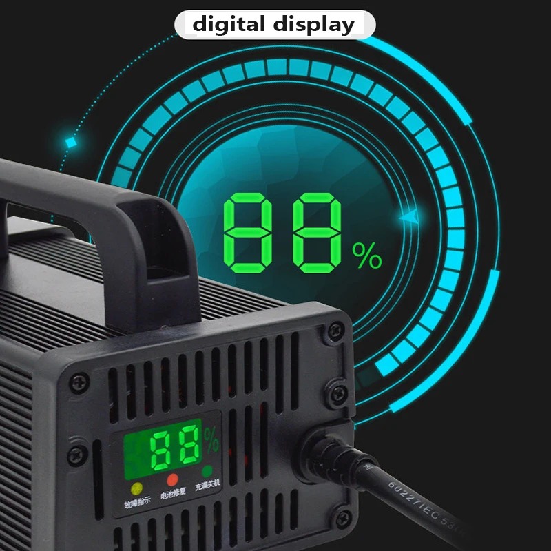 Pengisi Daya Cepat Lithium Li- - 84V 20A Smart Charger ulasan dan harga