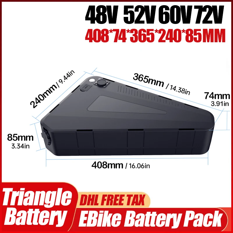 Baterai Segitiga Chamrider unt - 72V 50Ah 21700 Lithium Battery ulasan dan harga