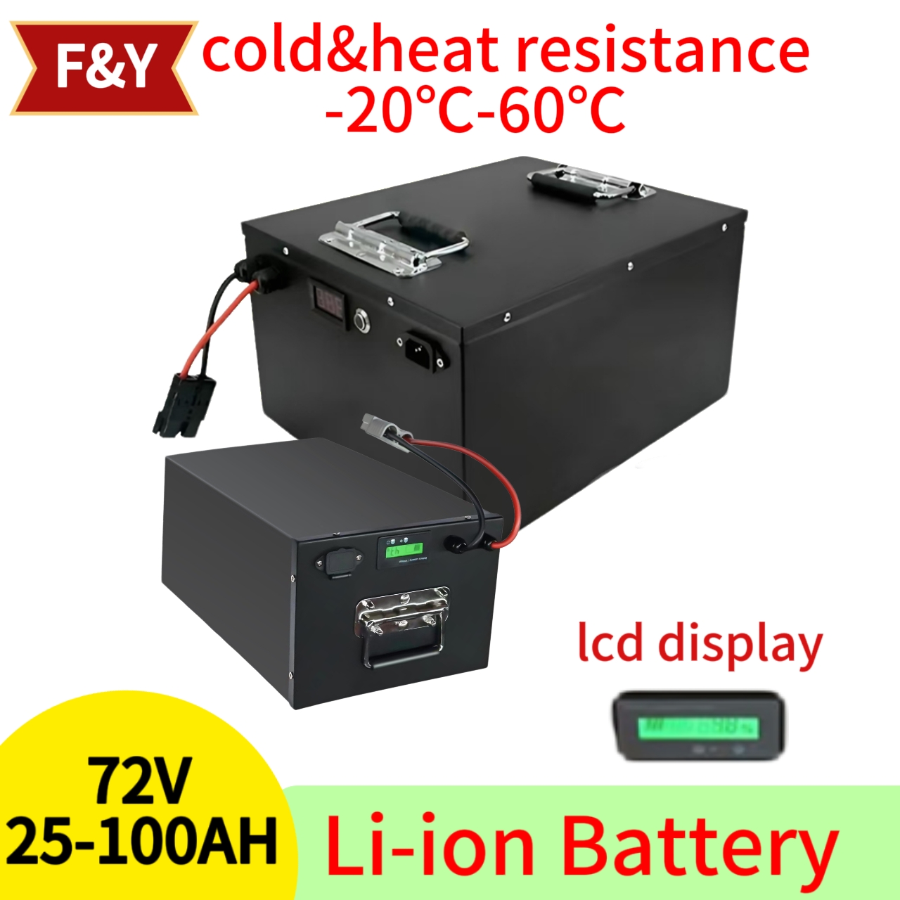 F & Y72V 25Ah 35Ah 45Ah 65Ah 8 - 72V 40Ah Lifepo4 Battery Pack ulasan dan harga