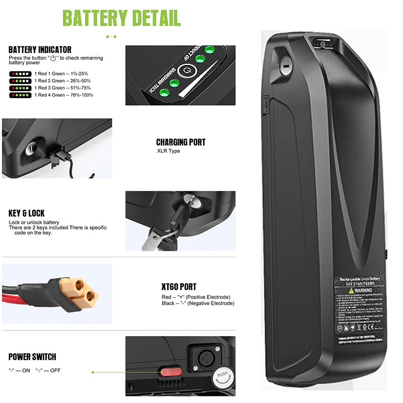 Baterai E-bike 21700 Hailong P - 72V 50Ah 21700 Lithium Battery ulasan dan harga