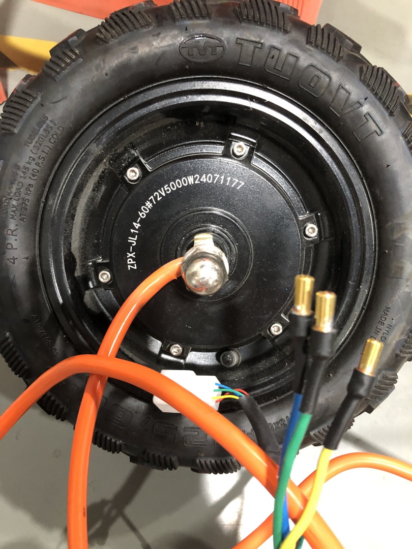 Motor Hub Tanpa Sikat 4000W 50 - 13 Inch 72V 5000W Brushless Motor ulasan dan harga